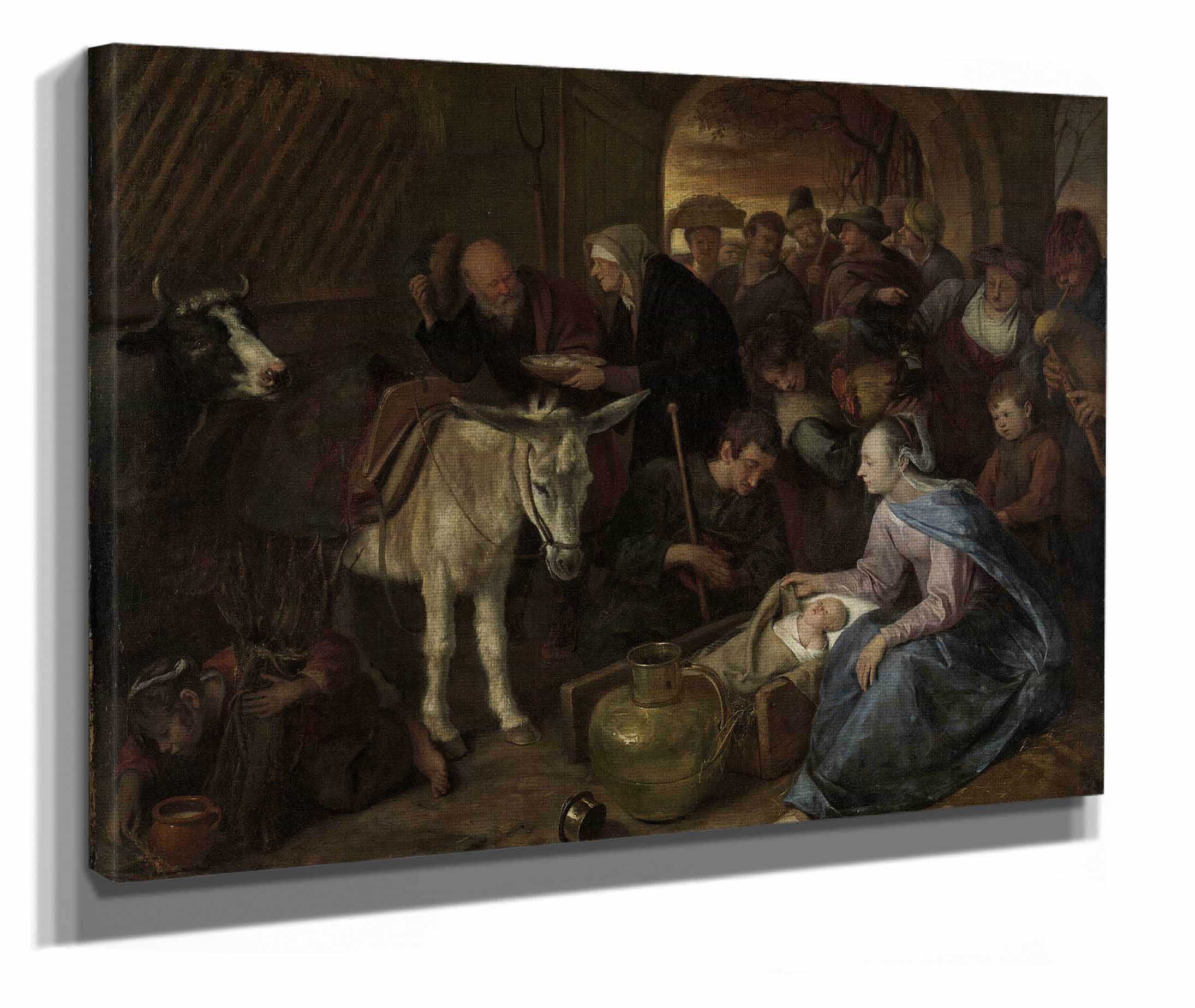The Adoration Of The Shepherds by Jan Steen