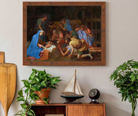 The Adoration Of The Shepherds by Nicolas Poussin