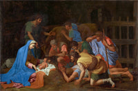 The Adoration Of The Shepherds by Nicolas Poussin
