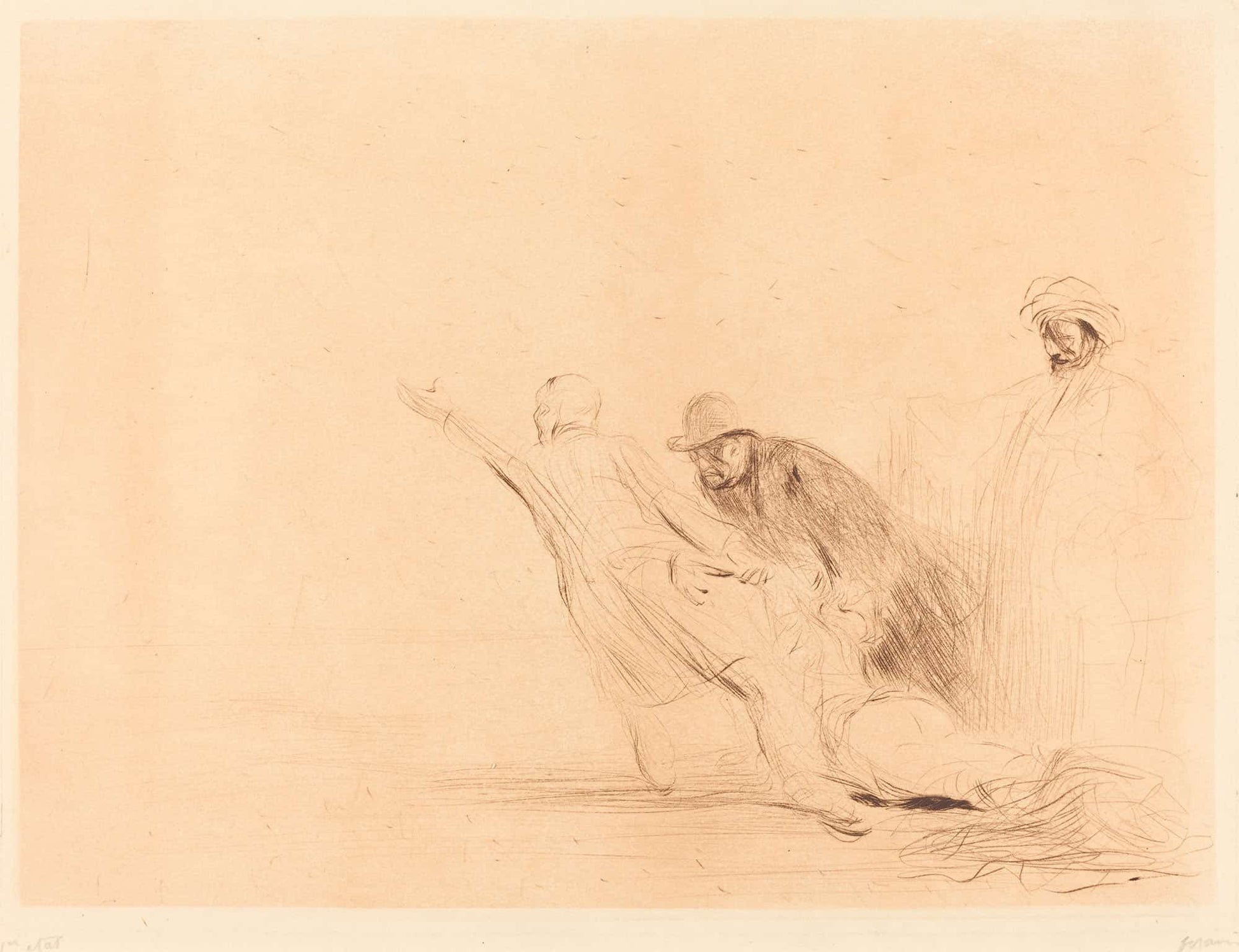 The Adulteress Third Plate by Jean Louis Forain