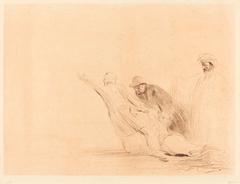 The Adulteress Third Plate by Jean Louis Forain