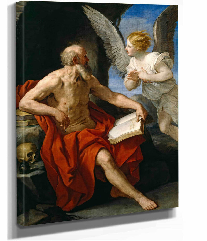 The Angel Appearing To St Jerome by Guido Reni