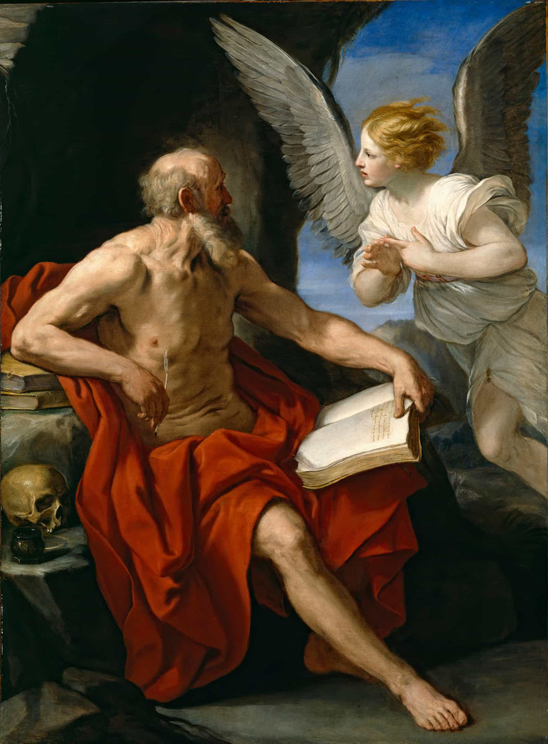 The Angel Appearing To St Jerome by Guido Reni