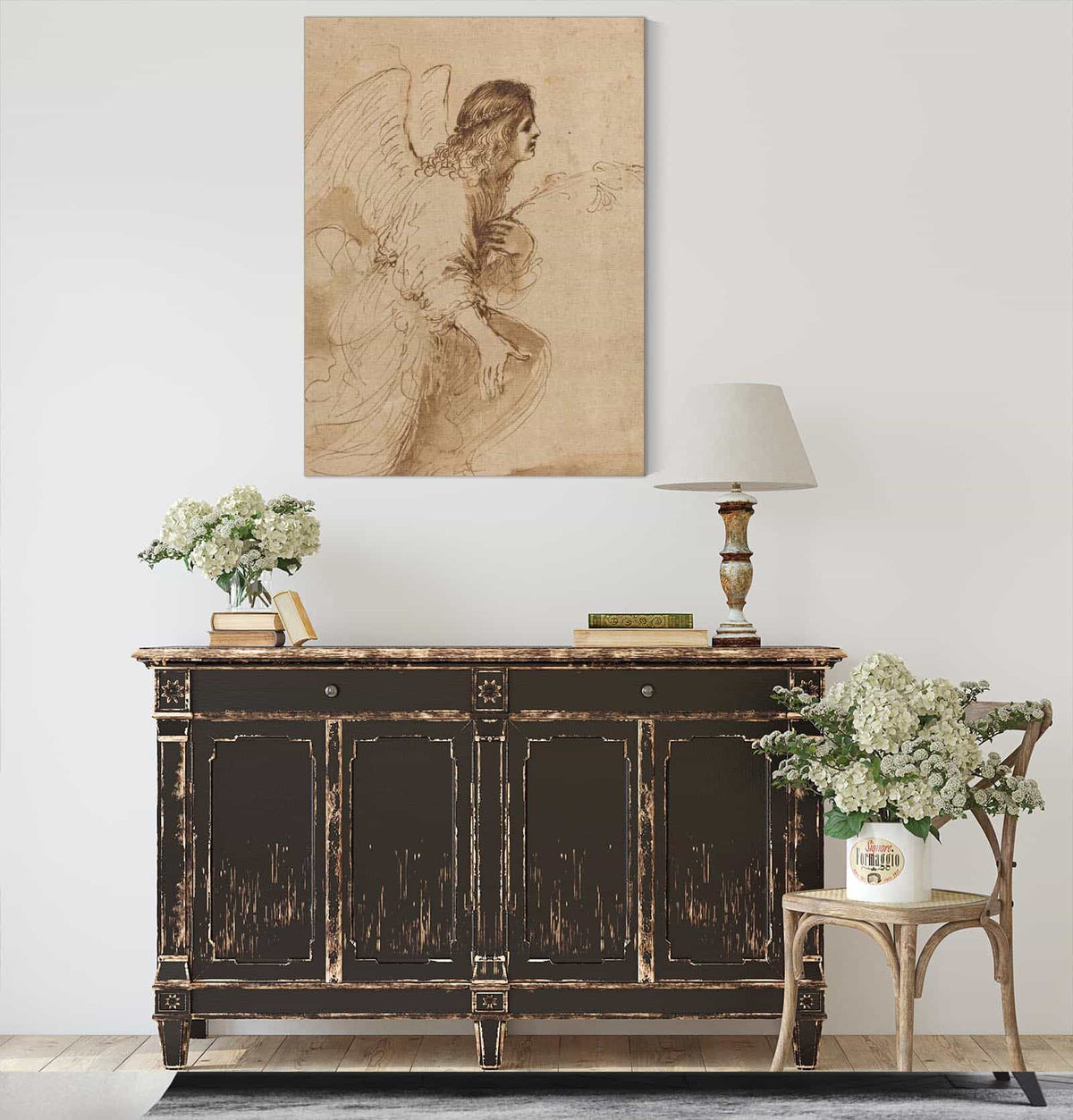 The Angel Of The Annunciation by Guercino