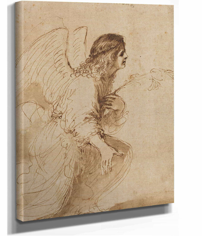 The Angel Of The Annunciation by Guercino