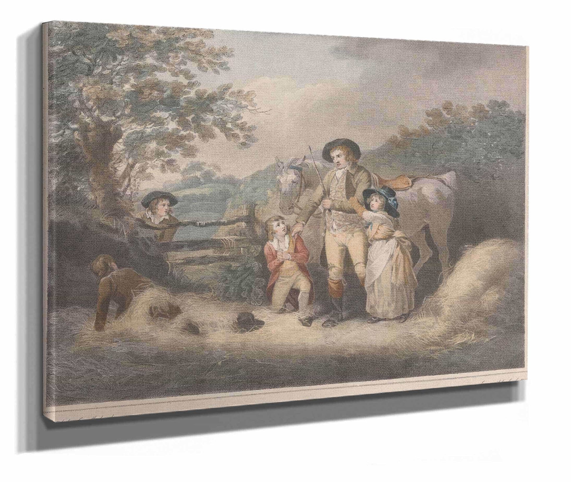 The Angry Farmer by George Morland