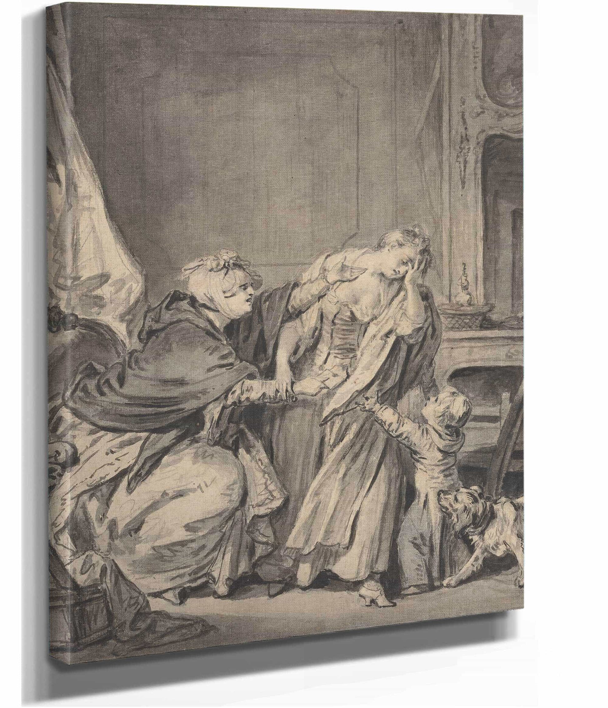 The Angry Mother by Jean Baptiste Greuze