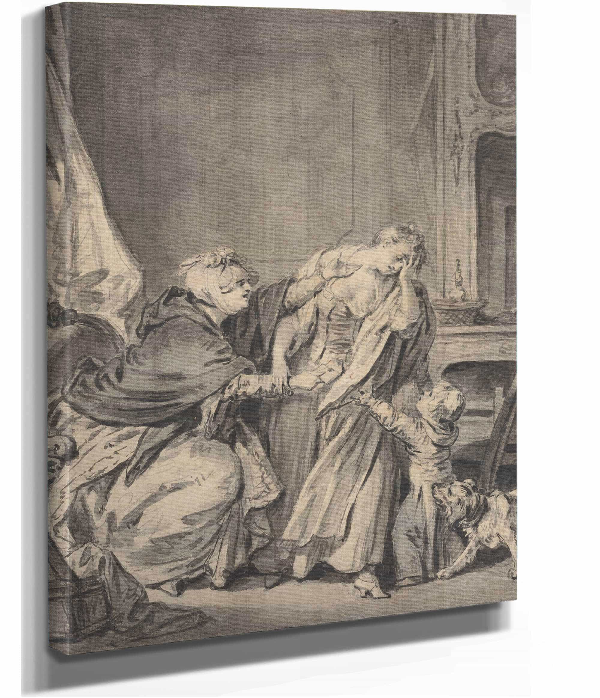 The Angry Mother by Jean Baptiste Greuze