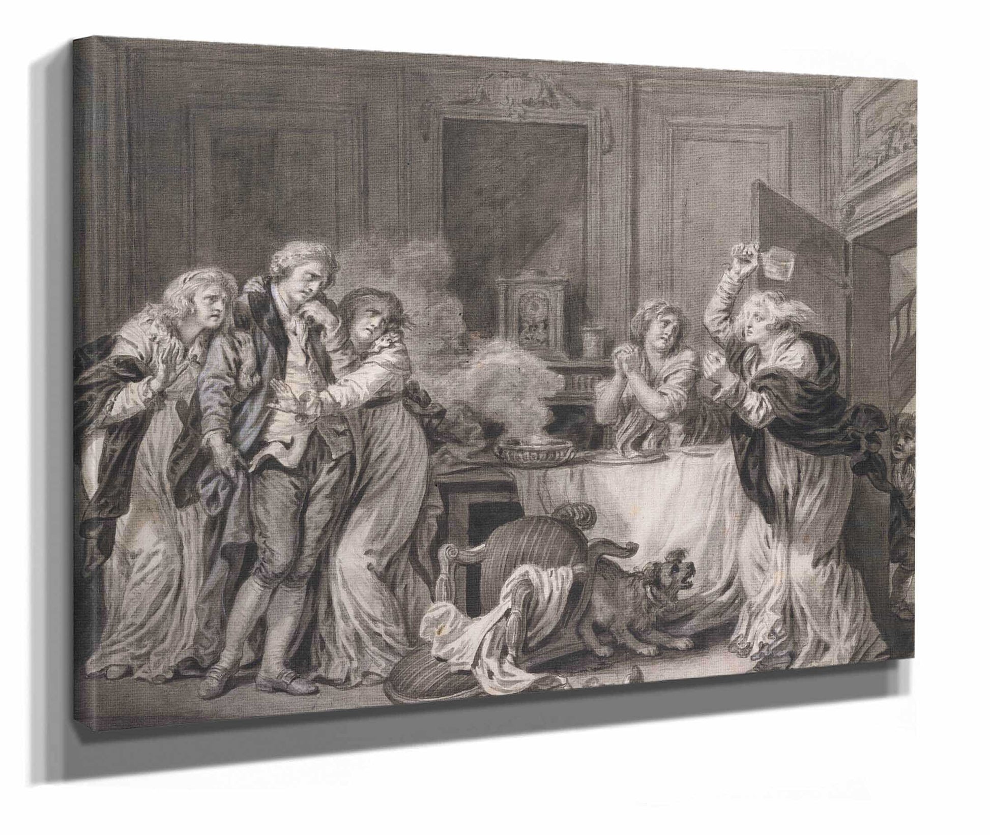 The Angry Wife by Jean Baptiste Greuze