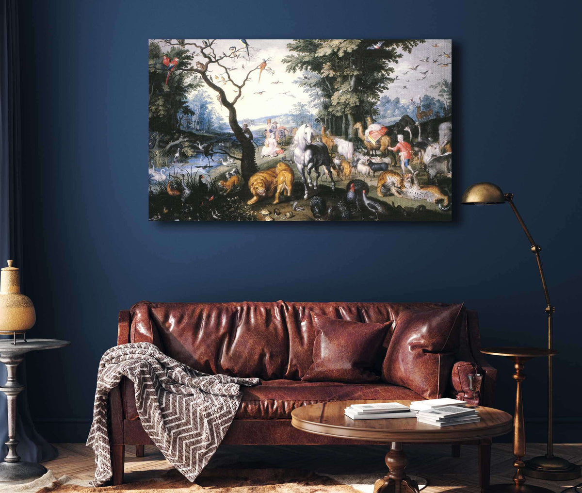 The Animals Entering Noah`S Ark by Jan Brueghel The Younger