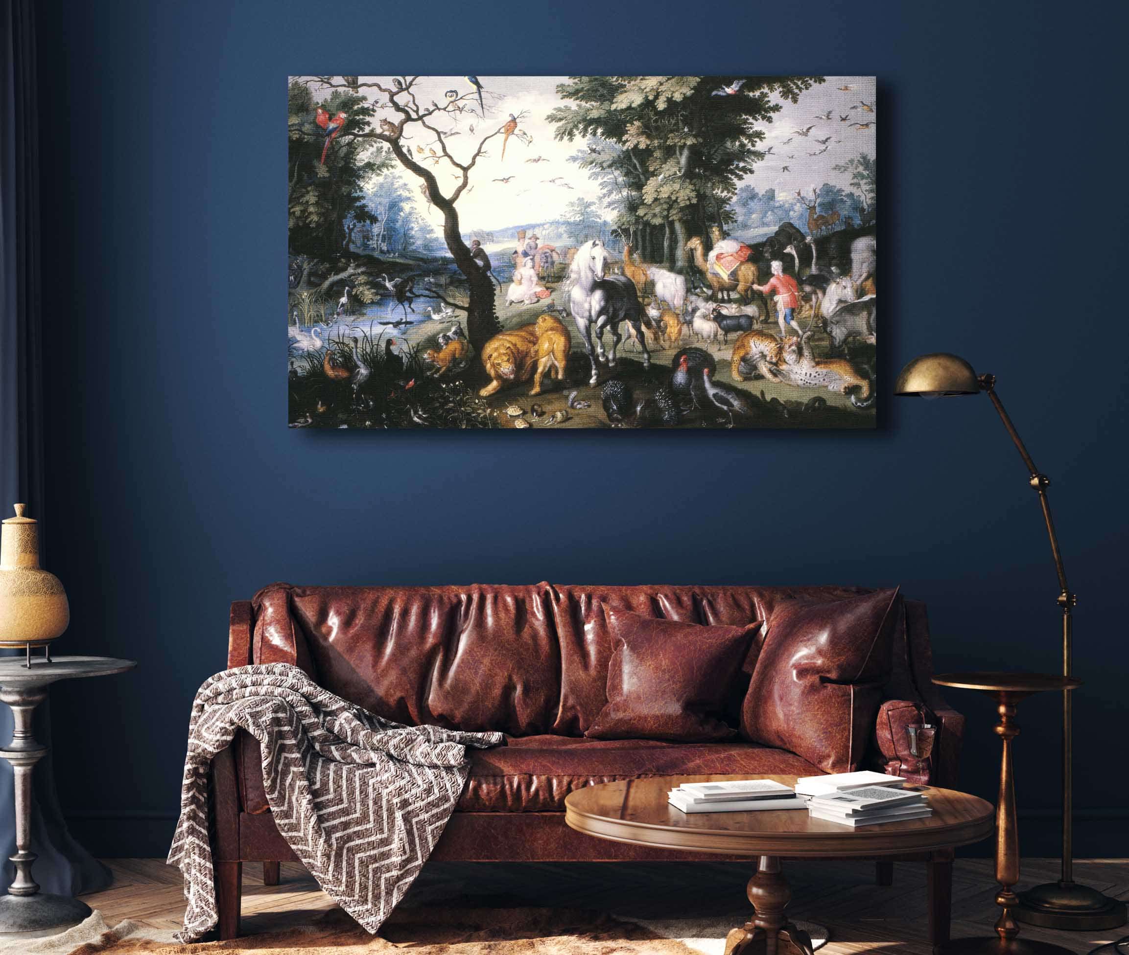 The Animals Entering Noah`S Ark by Jan Brueghel The Younger