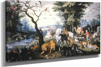 The Animals Entering Noah`S Ark by Jan Brueghel The Younger