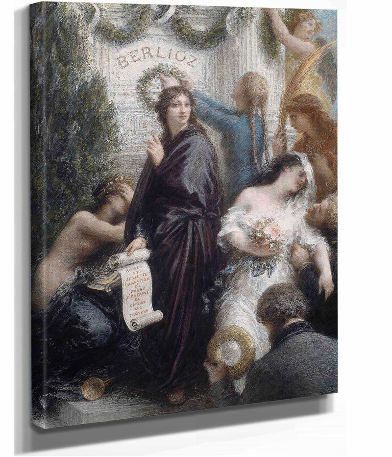 The Anniversary Homage To Hector Berlioz by Henri Fantin Latour