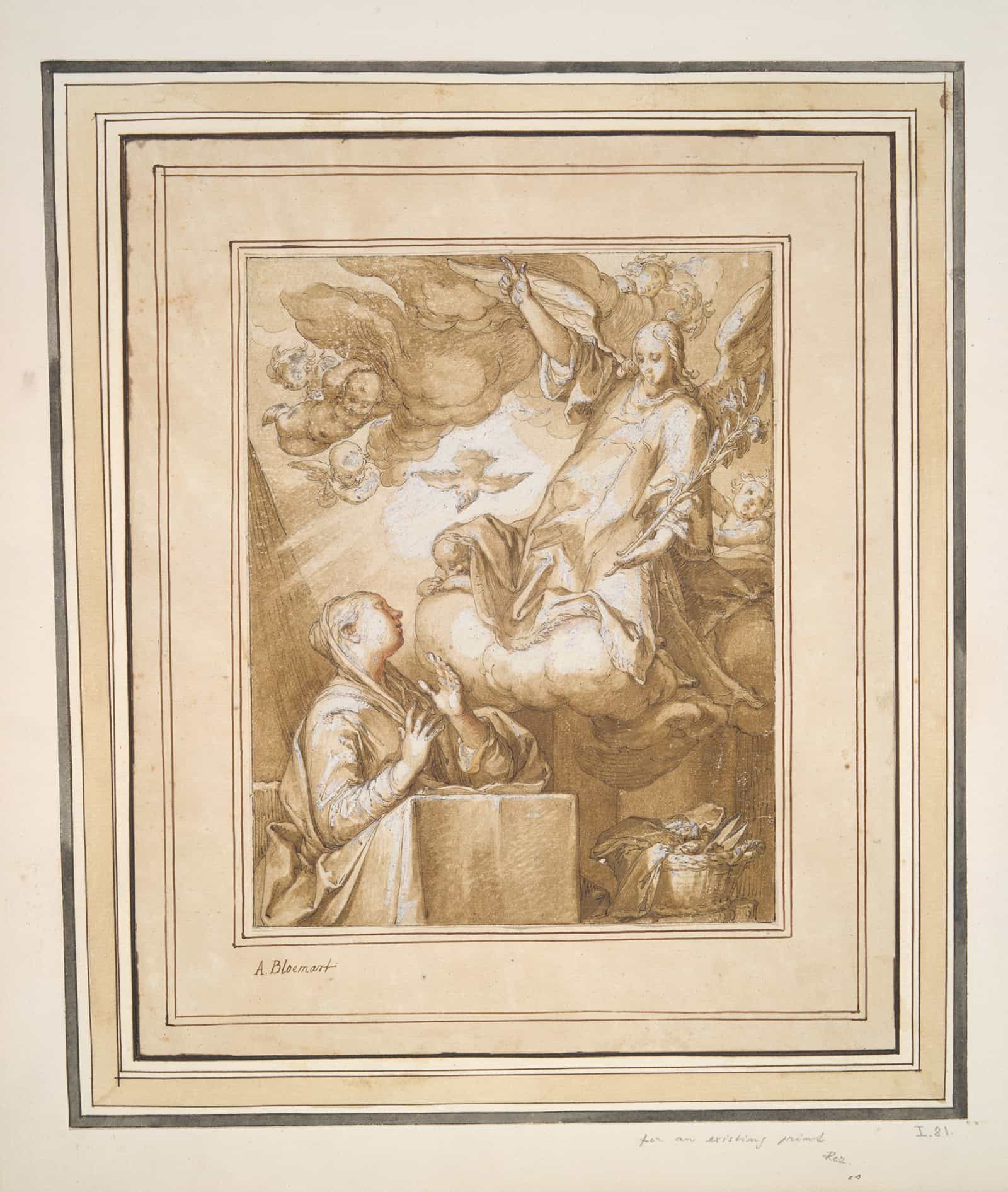 The Annunciation by Abraham Bloemaert