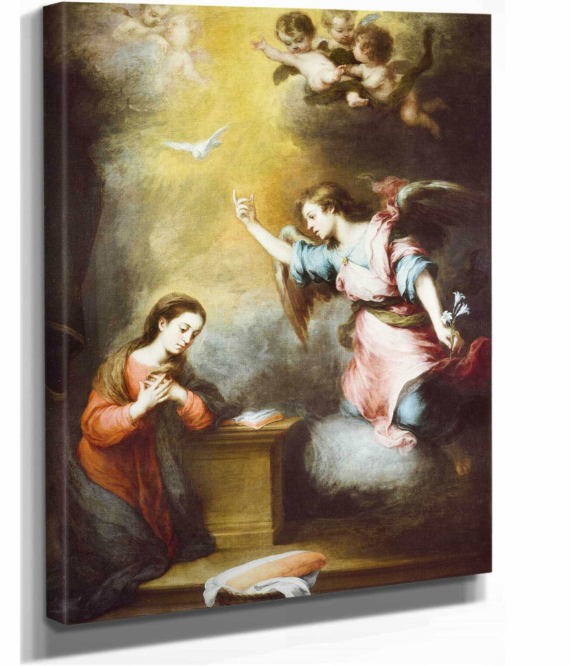 The Annunciation by Bartolome Esteban Murillo