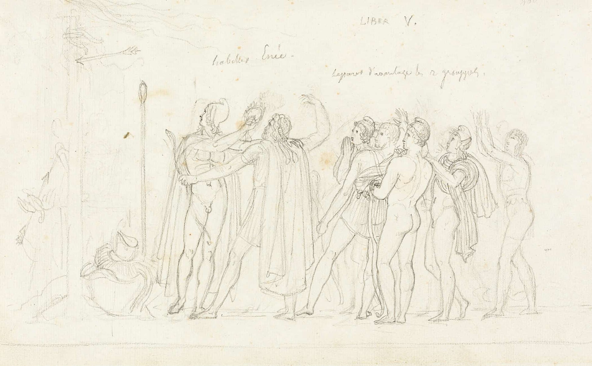 The Archery Match From The Aeneid Book V by Anne Louis Girodet Trioson