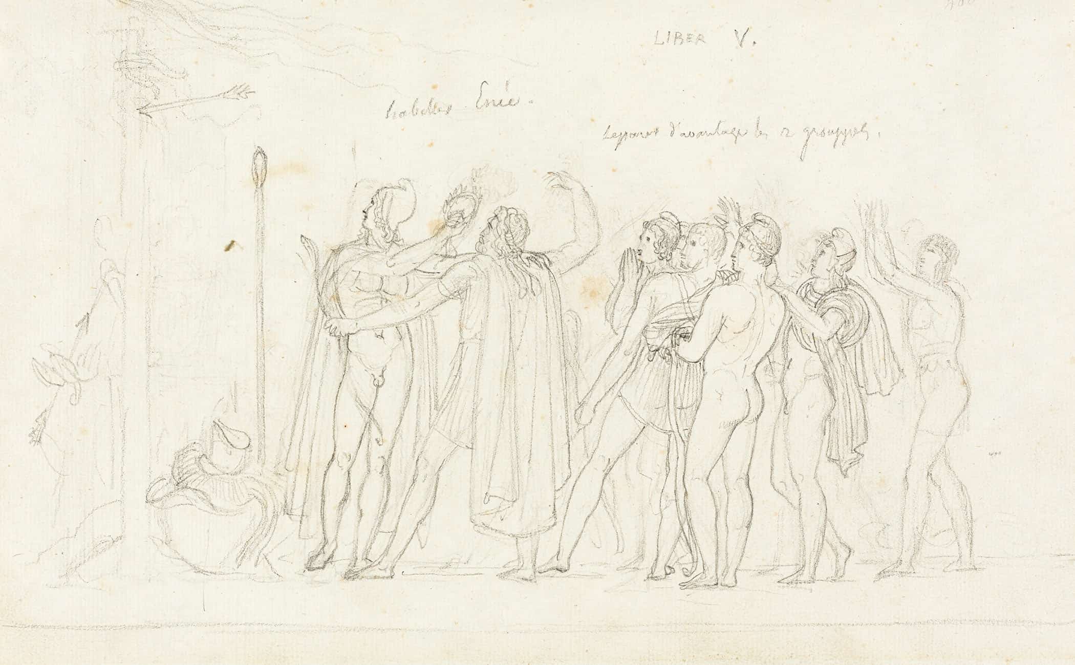 The Archery Match From The Aeneid Book V by Anne Louis Girodet Trioson