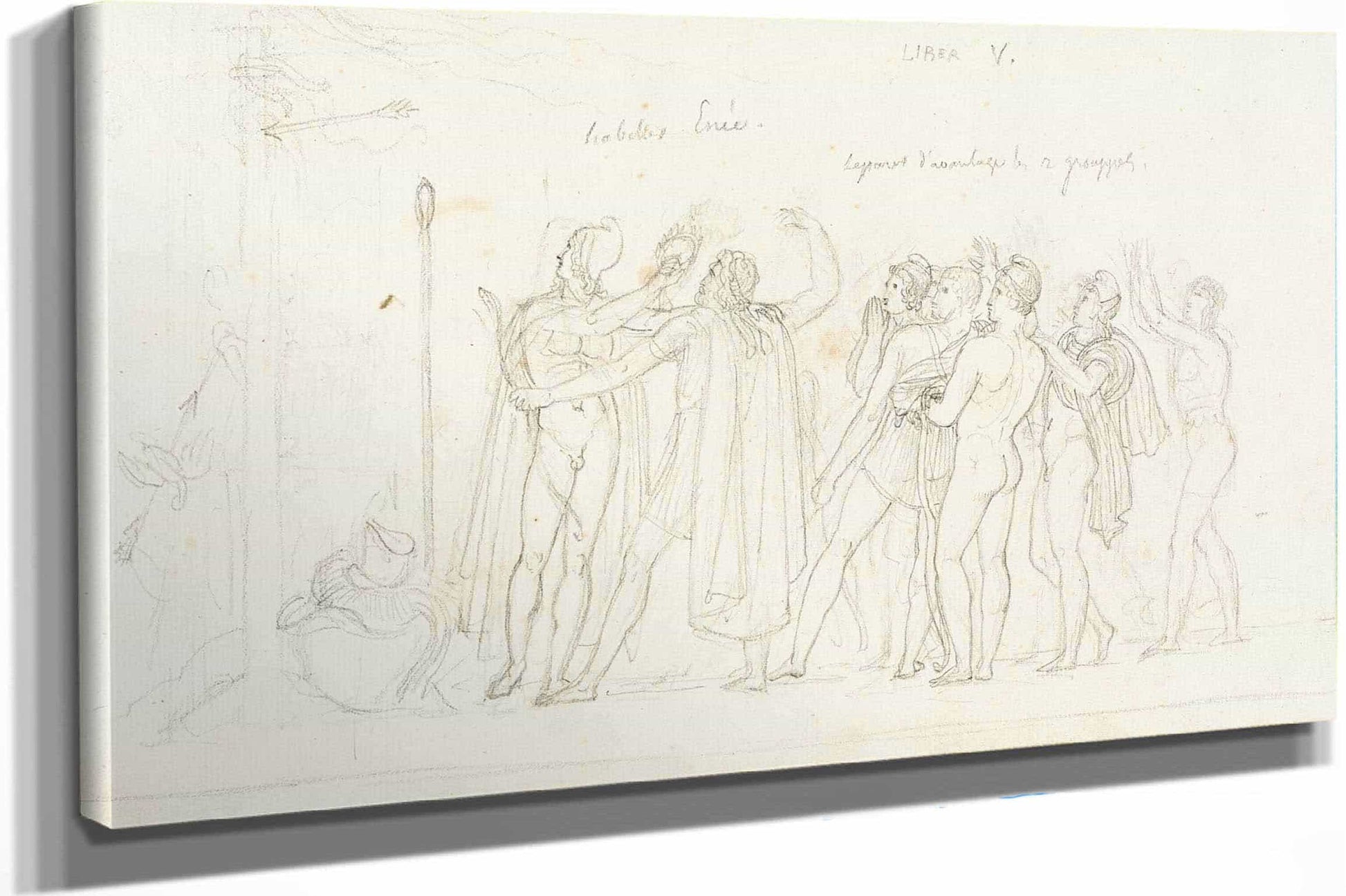 The Archery Match From The Aeneid Book V by Anne Louis Girodet Trioson