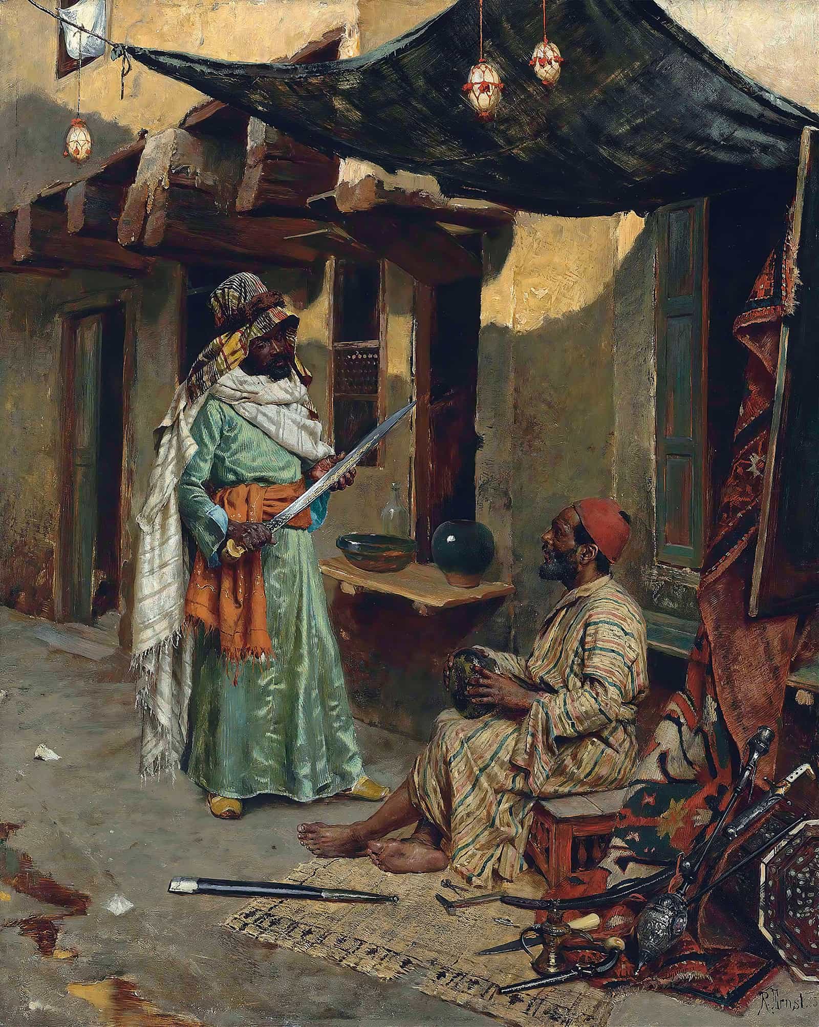 The Arms Merchant by Rudolf Ernst