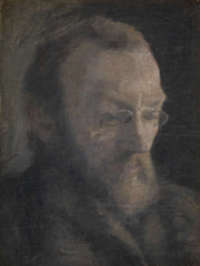 The Art Historian Karl Madsen Later Director Of Statens Museum For Kunst by Vilhelm Hammershoi