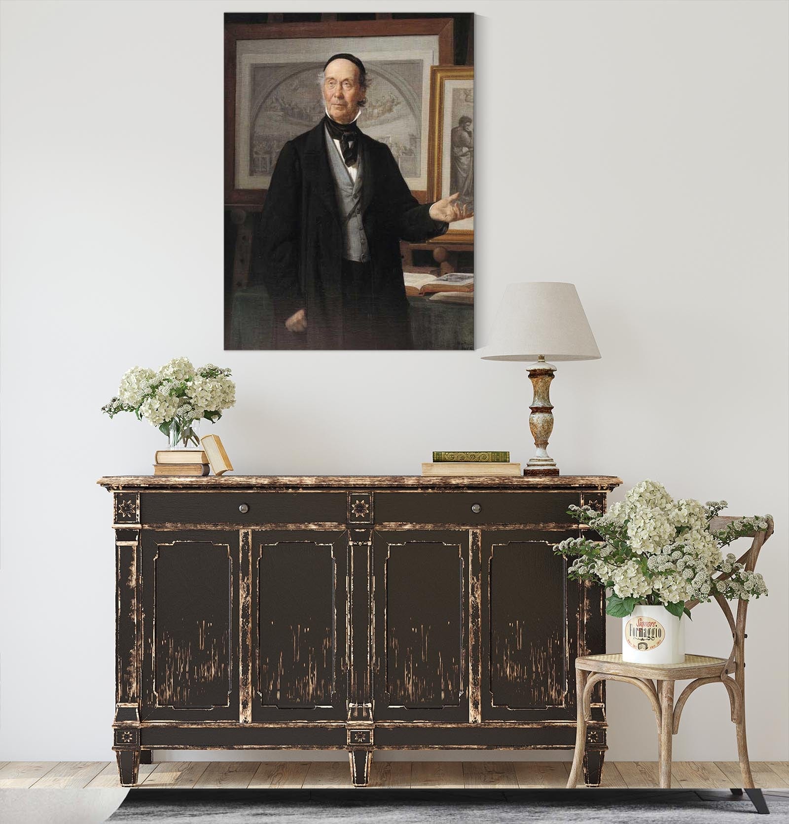 The Art Historian Niels Lauritz Hoyen by Wilhelm Marstrand