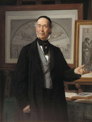 The Art Historian Niels Lauritz Hoyen by Wilhelm Marstrand