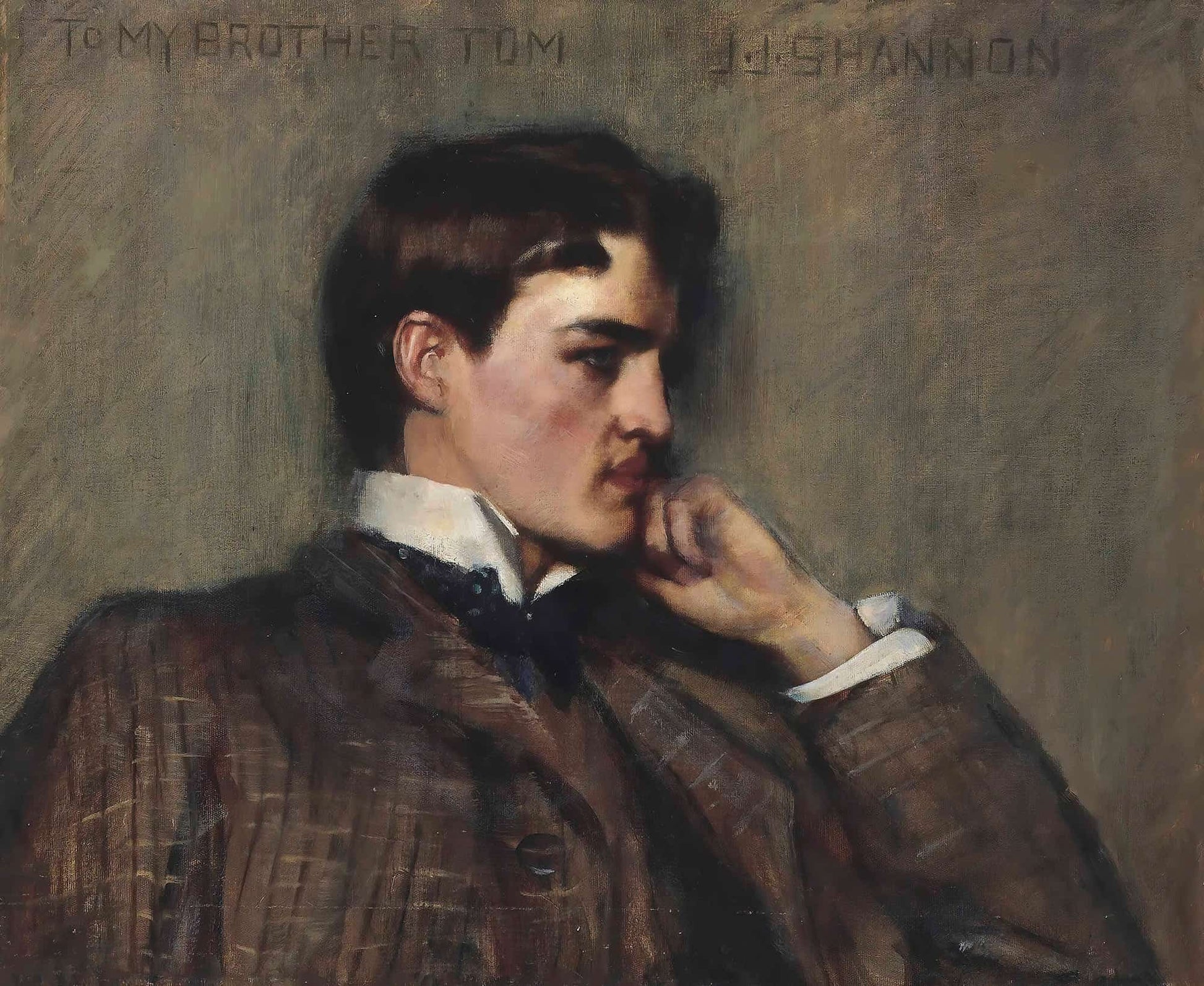 The Artists Brother Tom by James Jebusa Shannon