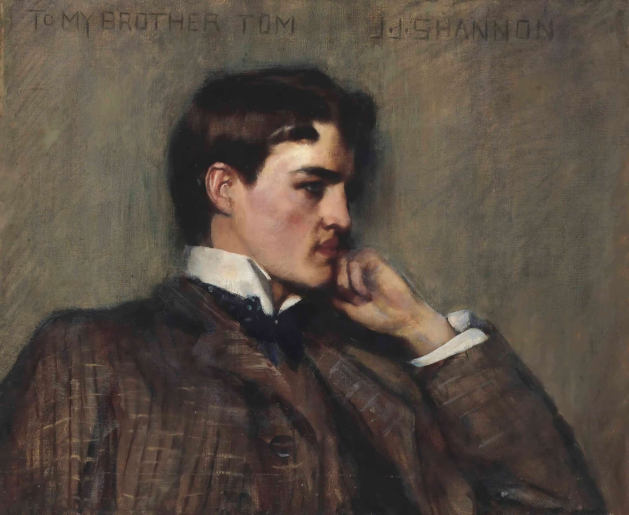 The Artists Brother Tom by James Jebusa Shannon