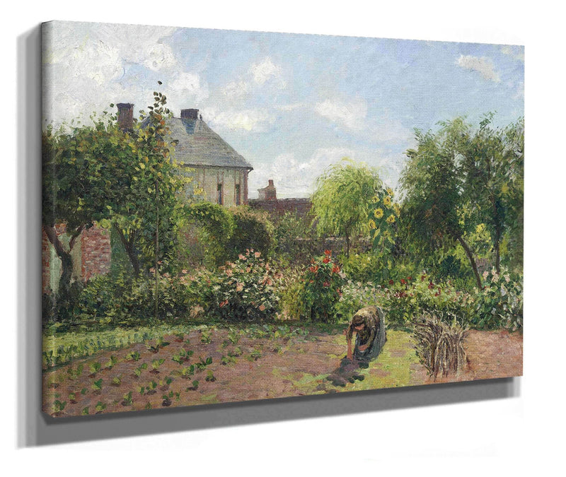 The Artists Garden At Eragny by Camille Pissarro