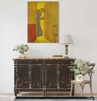 The Artists Mother Opening A Door by Edouard Vuillard