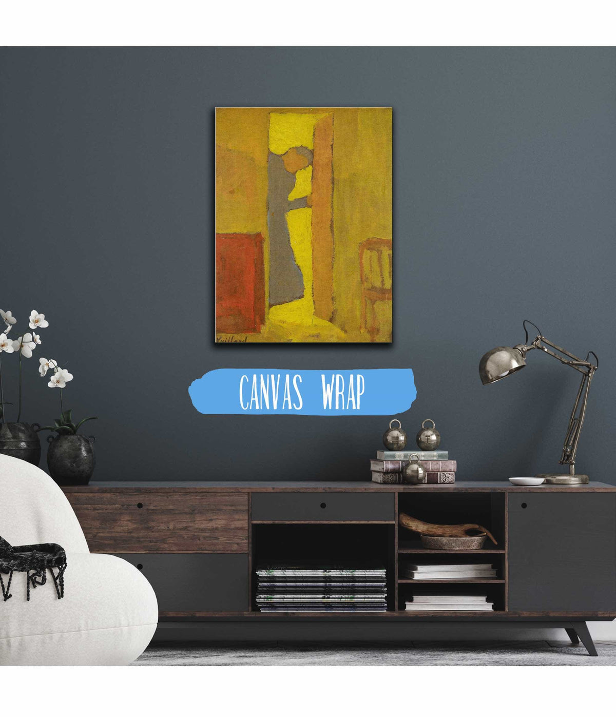 The Artists Mother Opening A Door by Edouard Vuillard