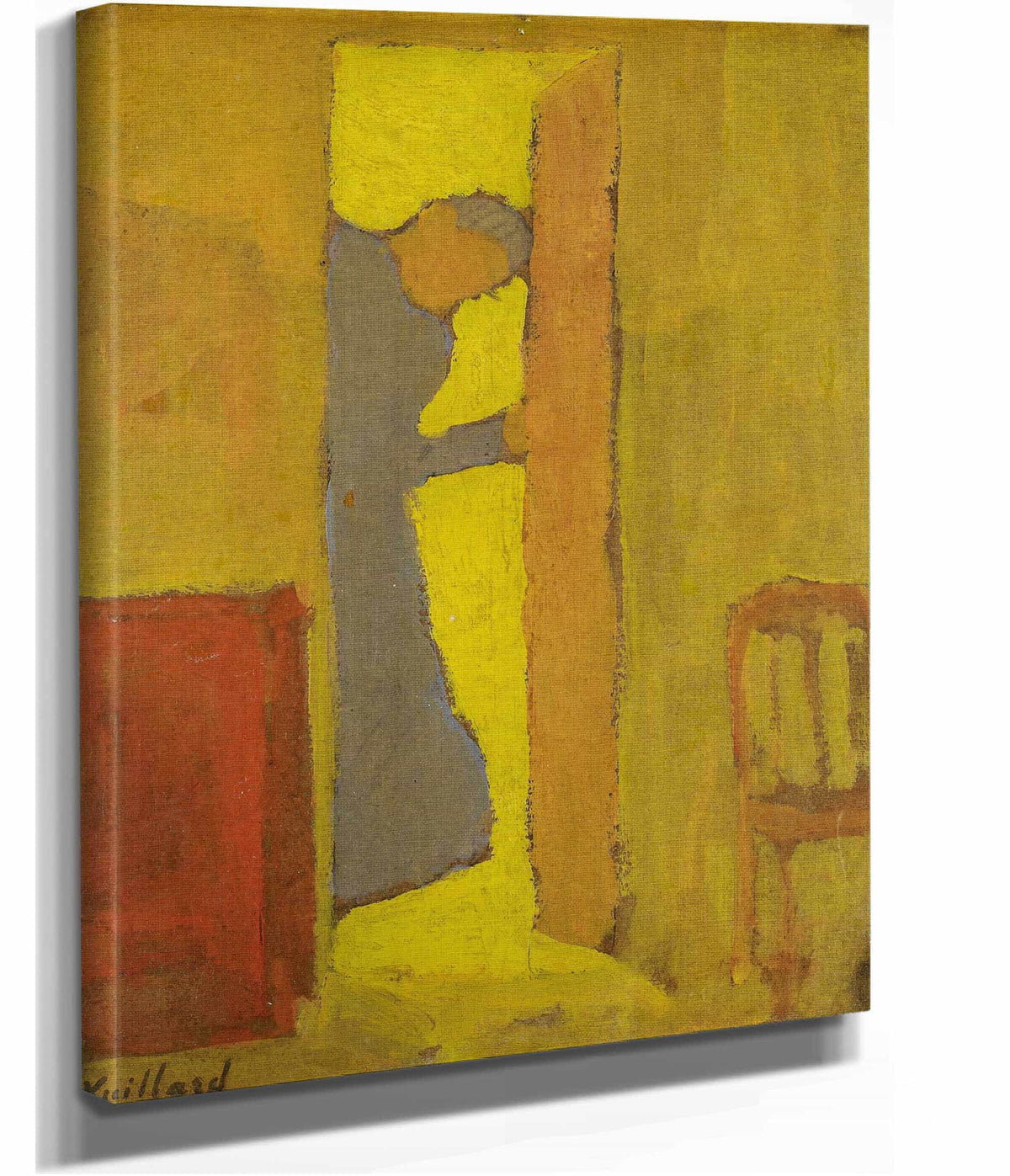 The Artists Mother Opening A Door by Edouard Vuillard