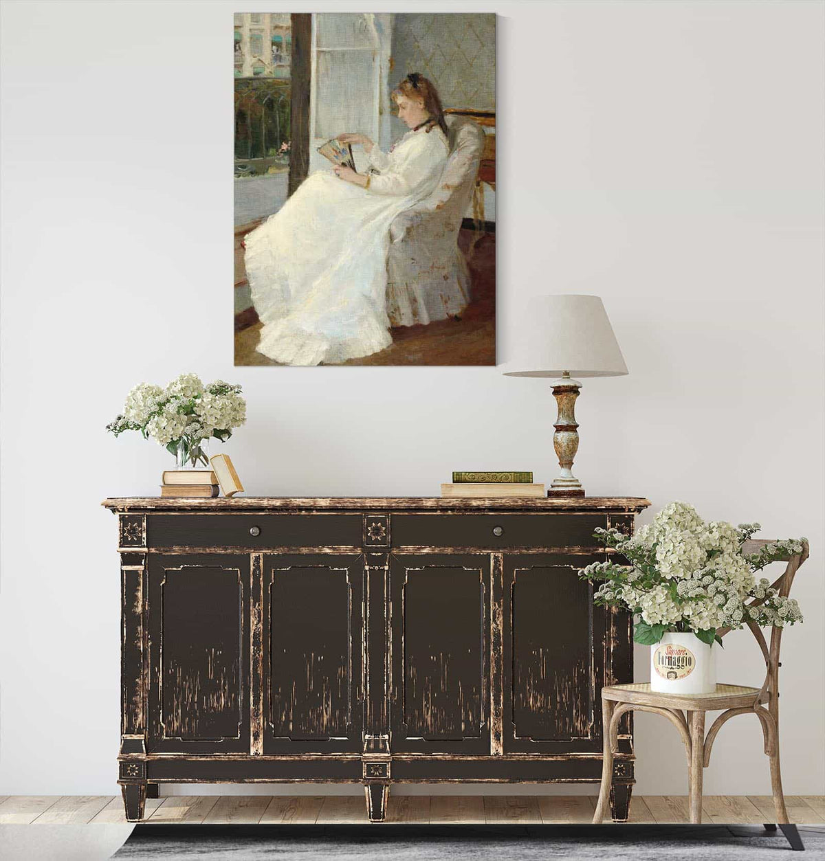 The Artists Sister At A Window by Berthe Morisot