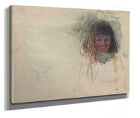 The Artists Son Georges Verso by Camille Pissarro