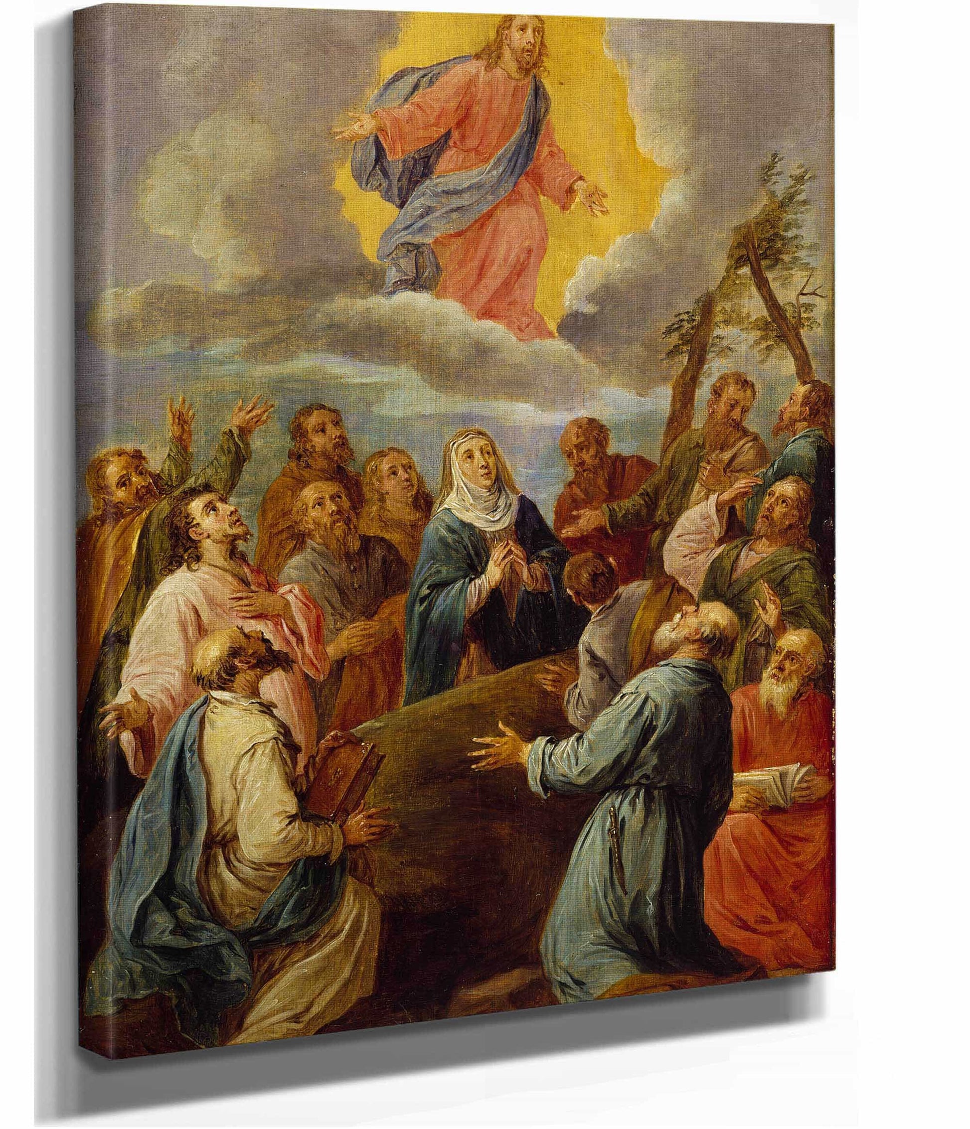 The Ascension After Leandro Bassano  by David Teniers The Younger