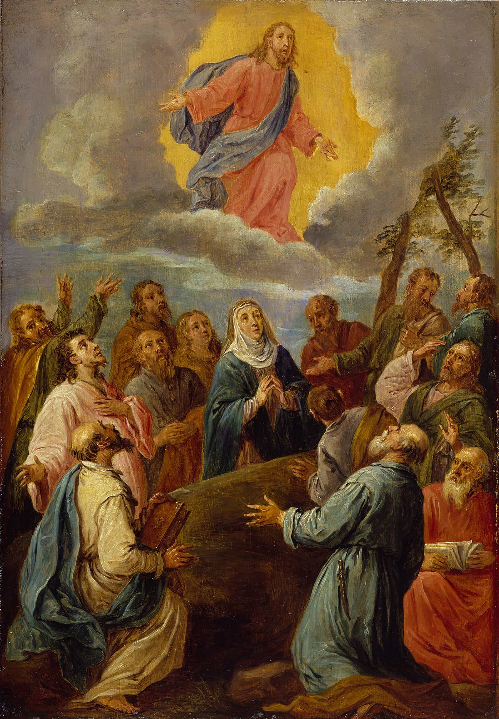 The Ascension After Leandro Bassano  by David Teniers The Younger