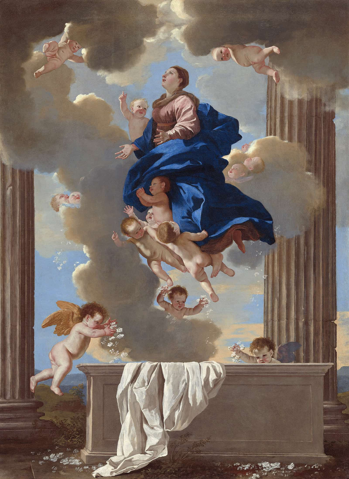 The Assumption Of The Virgin by Nicolas Poussin