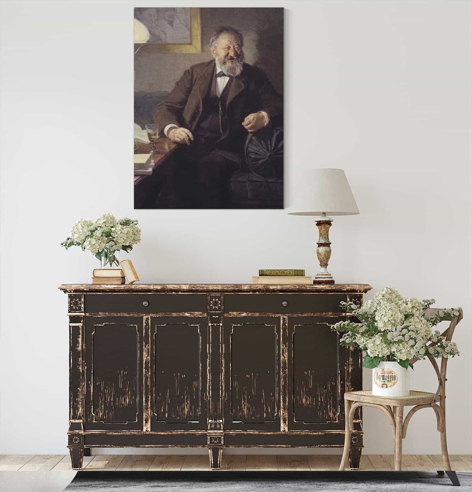The Author Sophus Schandorph by Peder Severin Kroyer