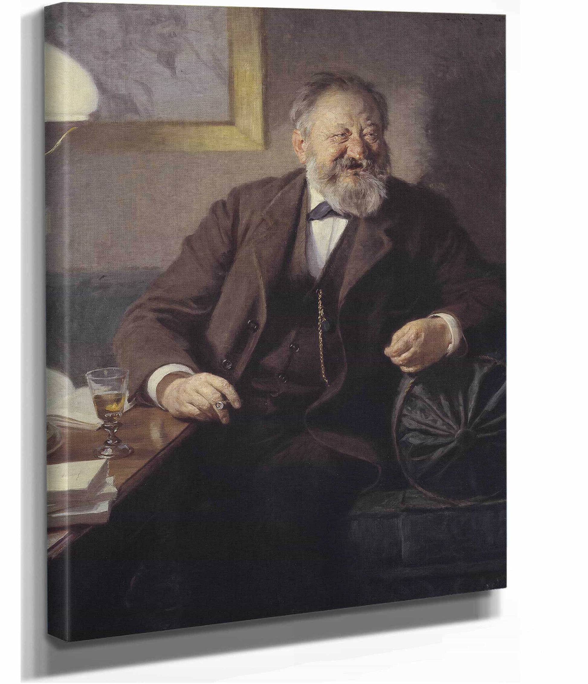 The Author Sophus Schandorph by Peder Severin Kroyer