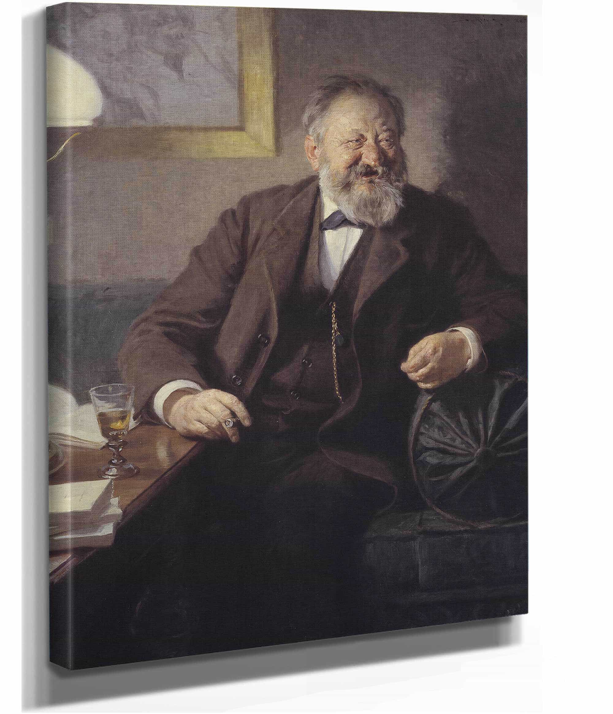 The Author Sophus Schandorph by Peder Severin Kroyer