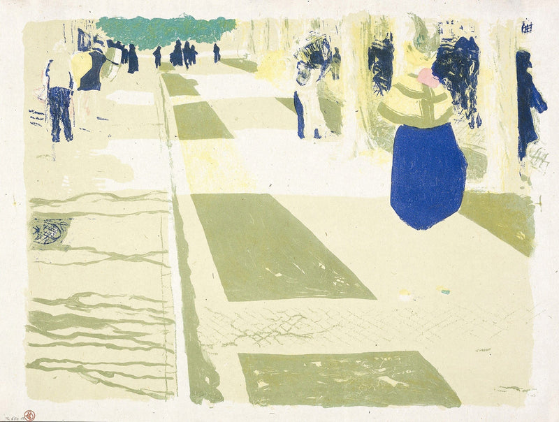 The Avenue by Edouard Vuillard