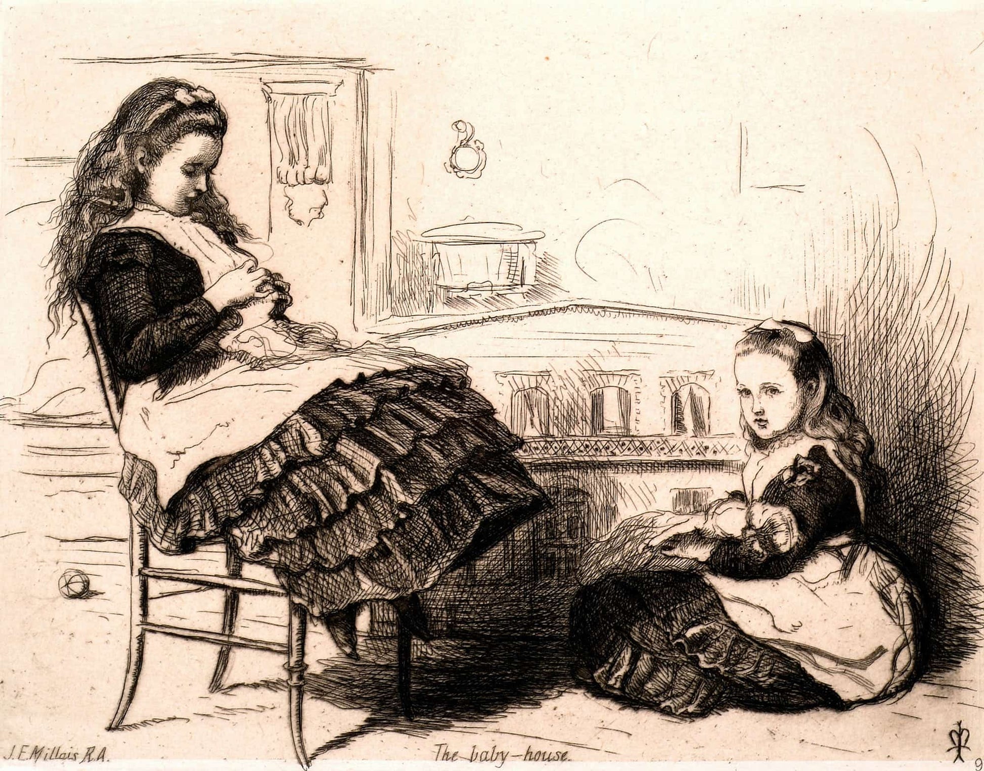 The Baby House by Sir John Everett Millais