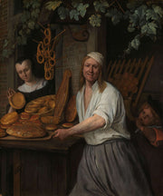 The Baker Arent Oostwaard And His Wife Catharina Keizerswaard by Jan Steen