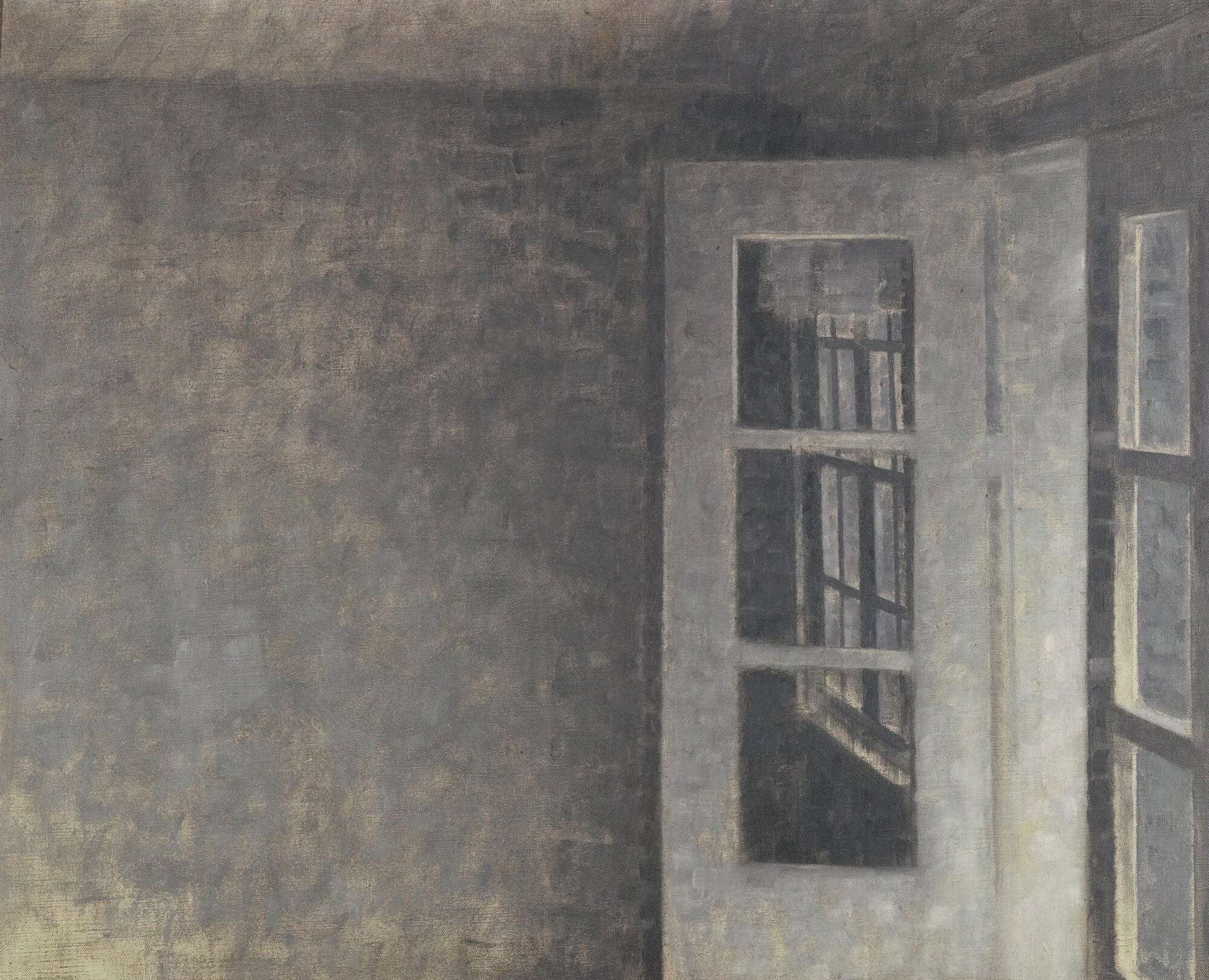 The Balcony Room At Spurveskjul by Vilhelm Hammershoi