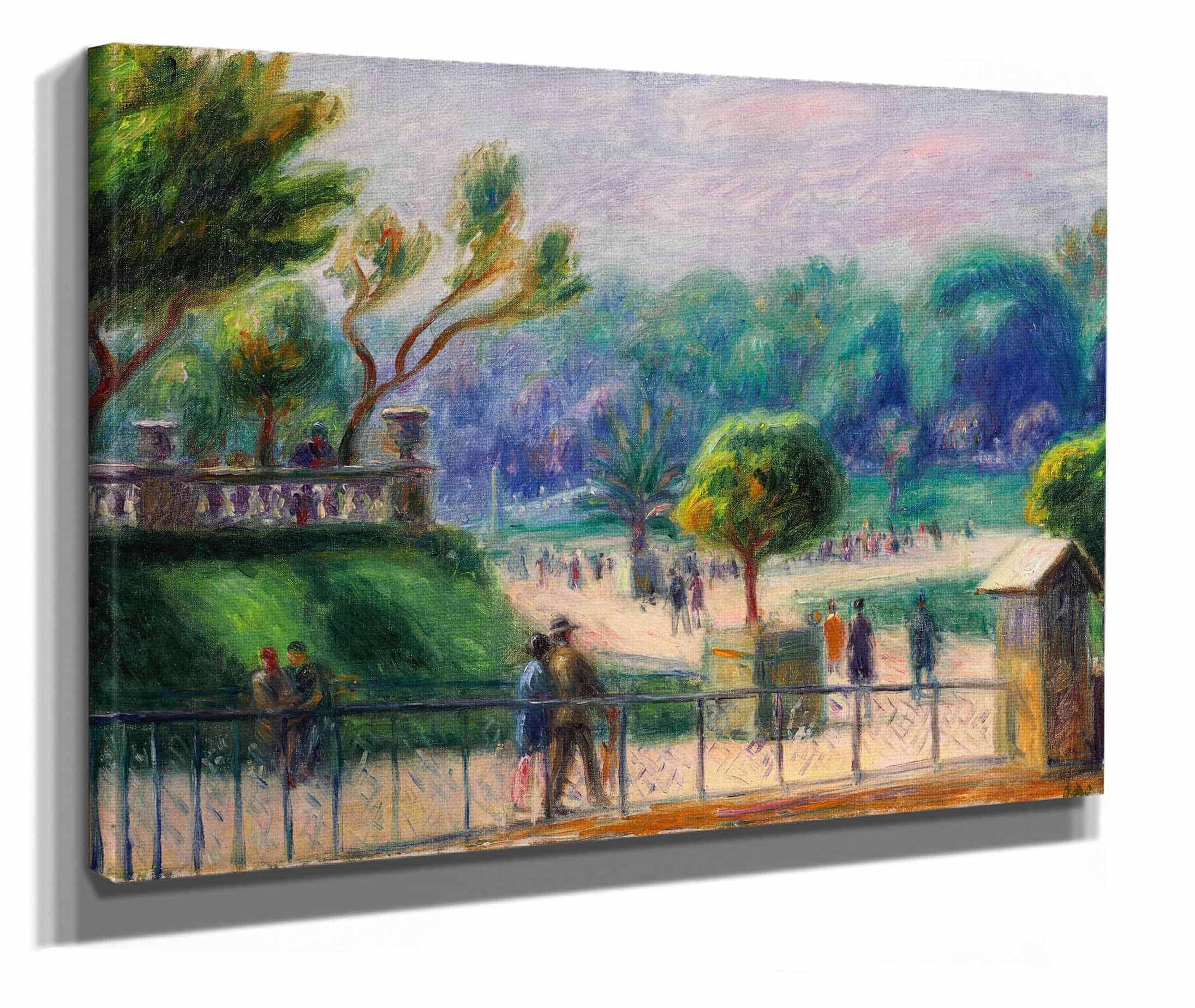 The Balustrade Luxembourg Gardens by William James Glackens