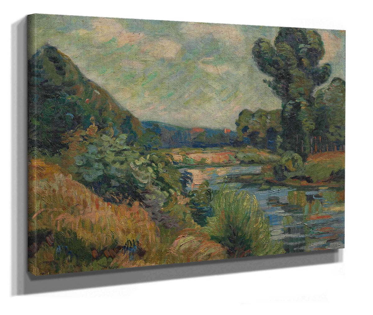The Banks Of The Marne At Charenton by Armand Guillaumin