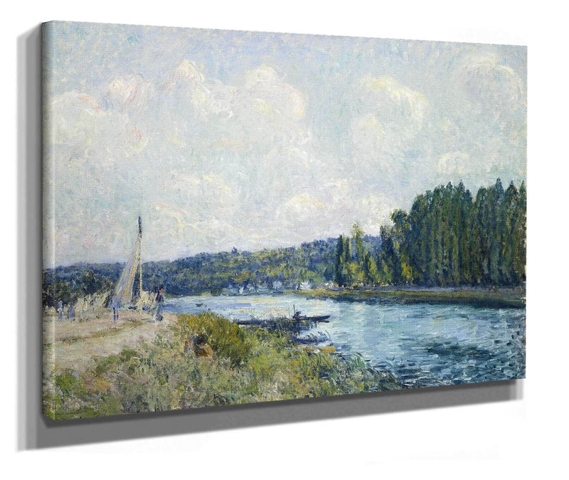 The Banks Of The Oise by Alfred Sisley