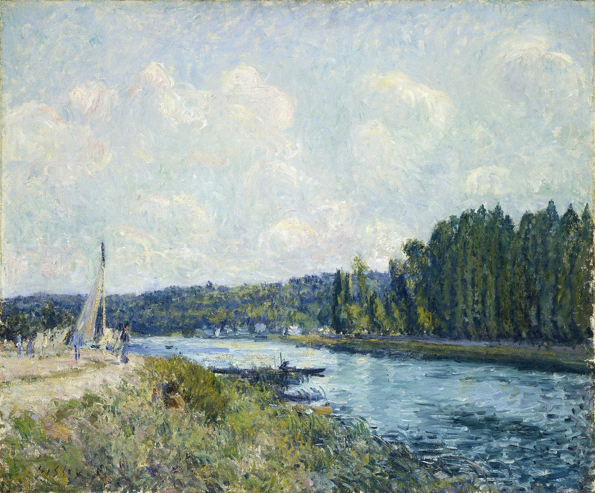 The Banks Of The Oise by Alfred Sisley