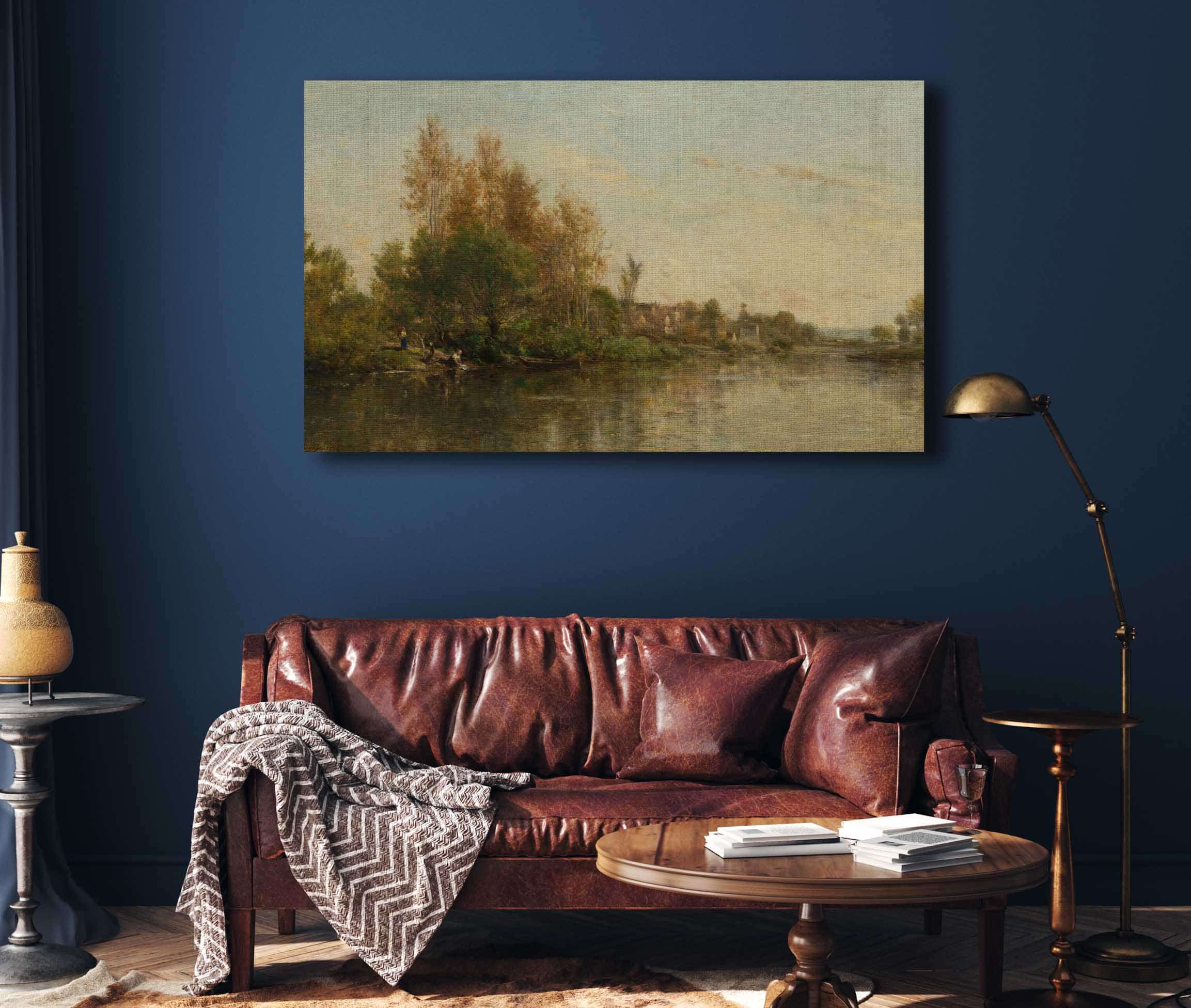 The Banks Of The Oise by Charles Francois Daubigny