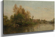The Banks Of The Oise by Charles Francois Daubigny